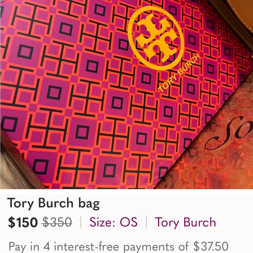 Tory Burch should see bag w chain